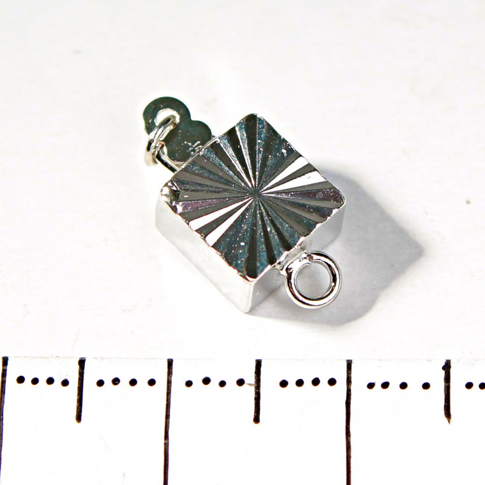 (18 mm) kwadratowy zamek do bransoletek z blokadą