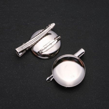 Cena za op. /10 szt. 23 mm Metalowa podstawa do broszki