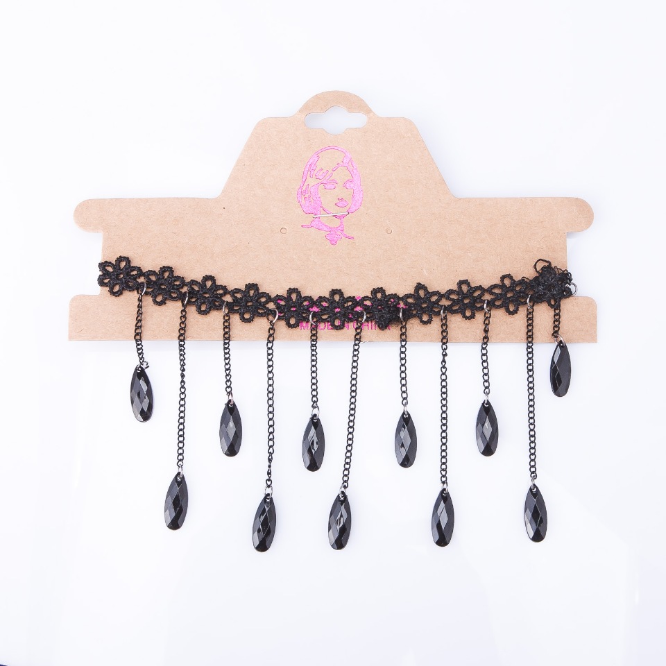 Choker na szyję «Wenecja» kropeczki