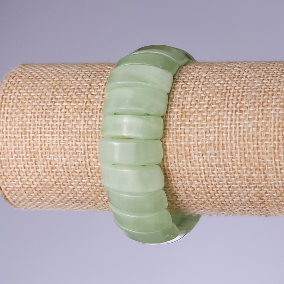 Bransoletka z onyksu, ogniwo 22×8 mm na gumce