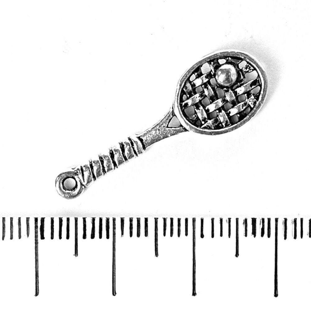 Zawieszka – Rakietka 10×30 mm, opakowanie 20 g, +/- 14 szt.