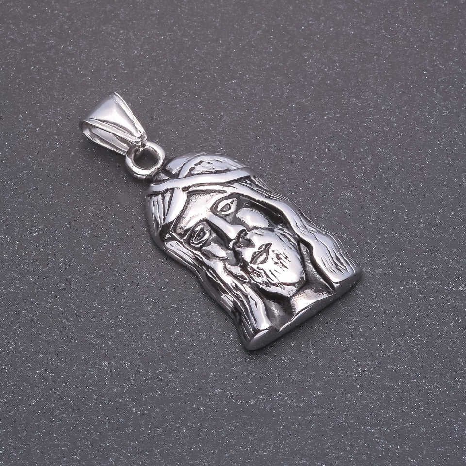 Wisiorek «Lyk» szary metal 20×37×45mm