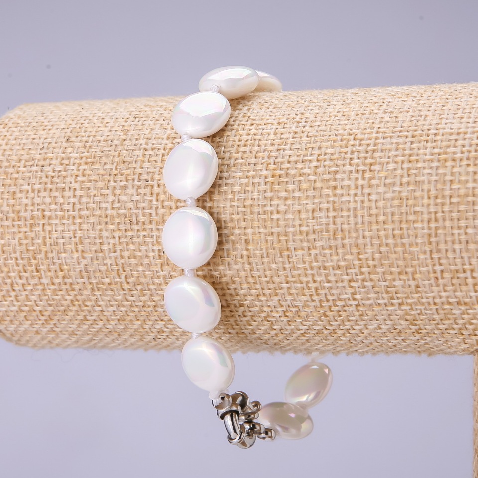 Bransoletka Majorka moneta, średnica 12 mm, długość 20 cm