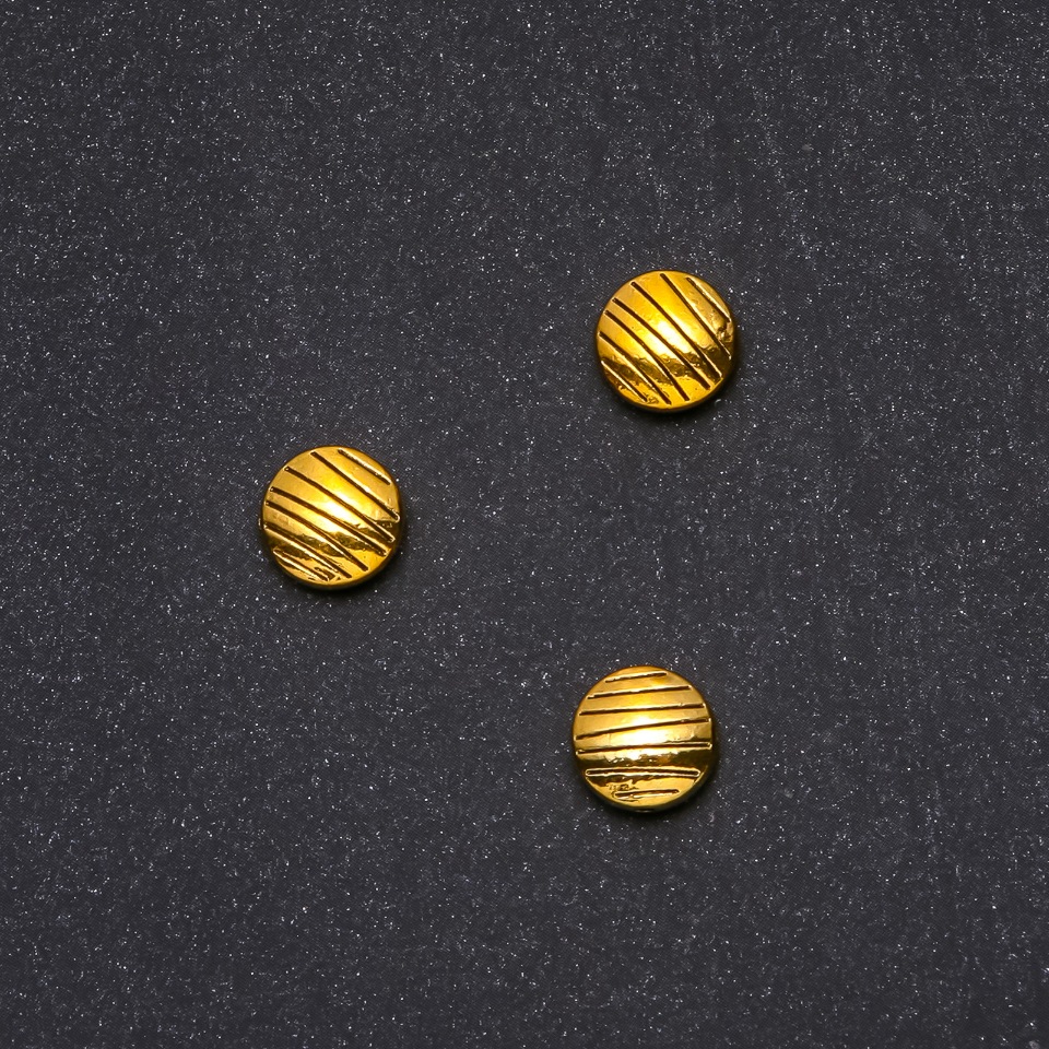 Okucia jubilerskie - wkładka koralikowa 10 mm, pakowanie 20 g +/- 12 szt.