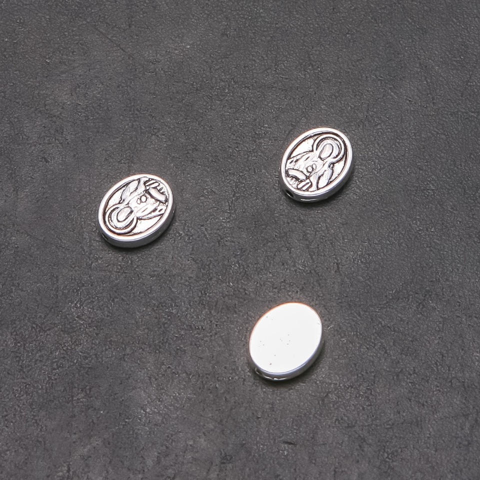 Wstawka ozdobna 'Obraz', średnica 10×8 mm, średnica 1 mm, opakowanie 20 g, 22 szt. (+ -)