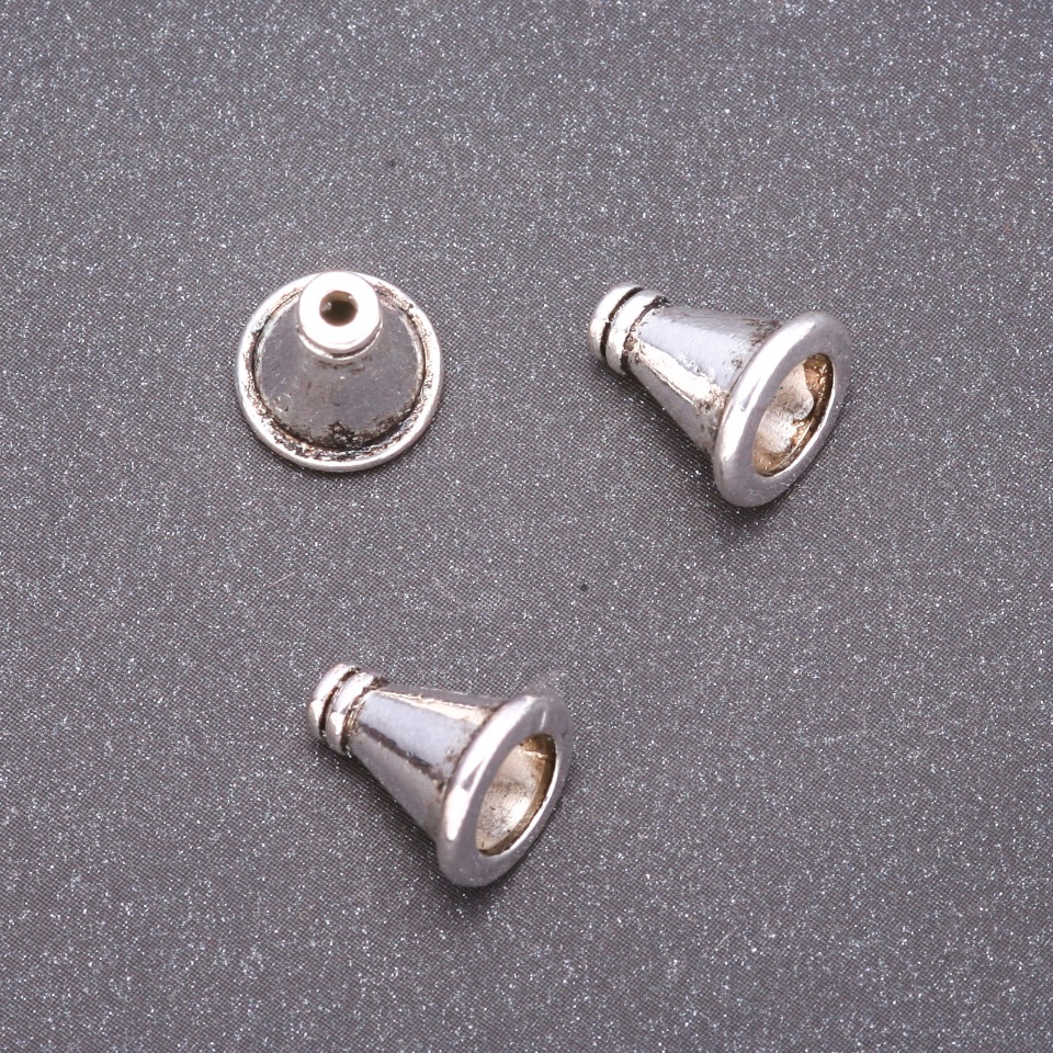 Końcówka zakończeniowa, średnica 11×10 mm, wewnętrzny otwór 5×5 mm, waga 20 g, +/- 16 szt.