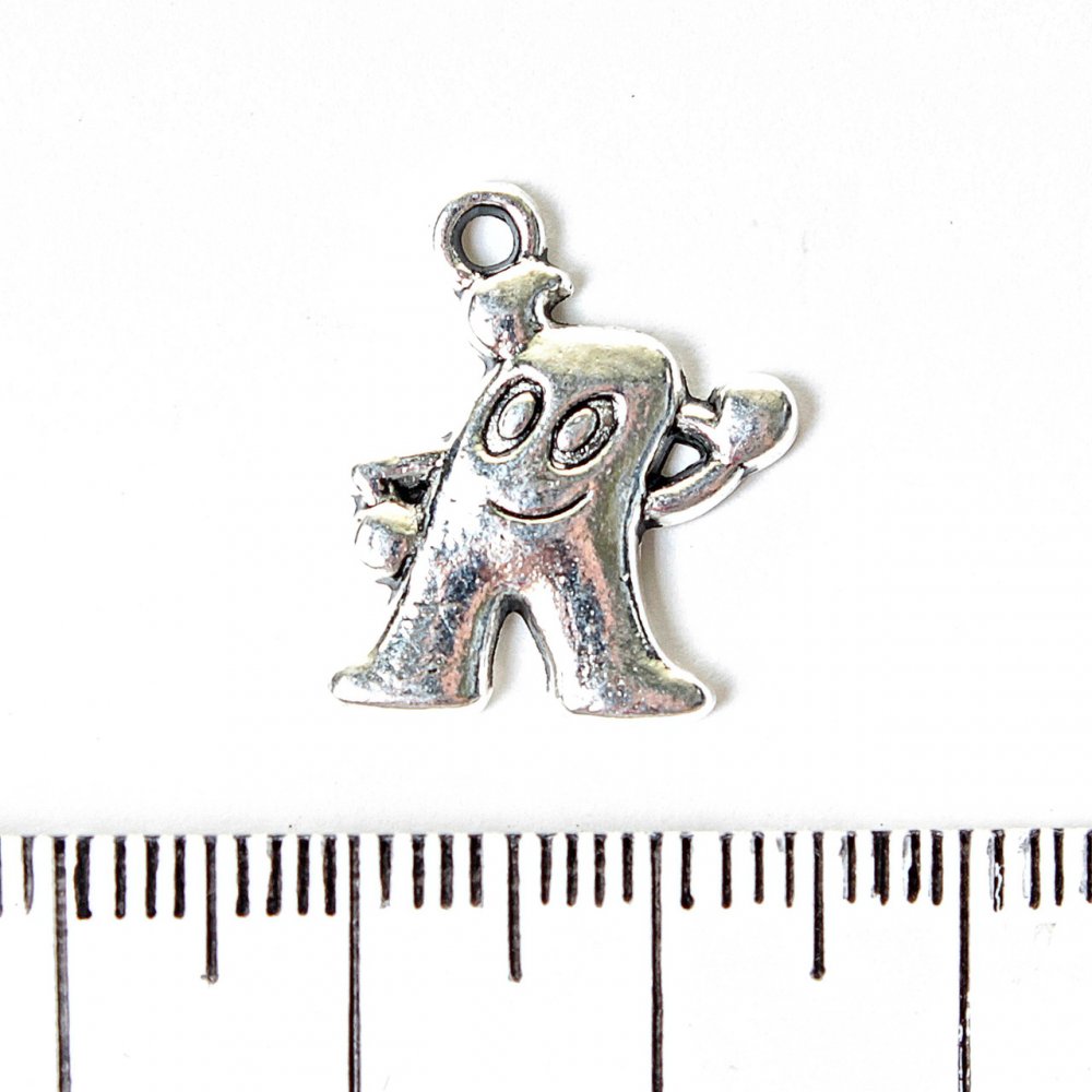 Zapięcia do biżuterii 18×14 mm, opakowanie 20 g ± 11 szt.