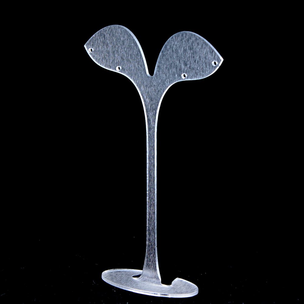 Podstawka na kolczyki, matowy plastik, wysokość 125 mm