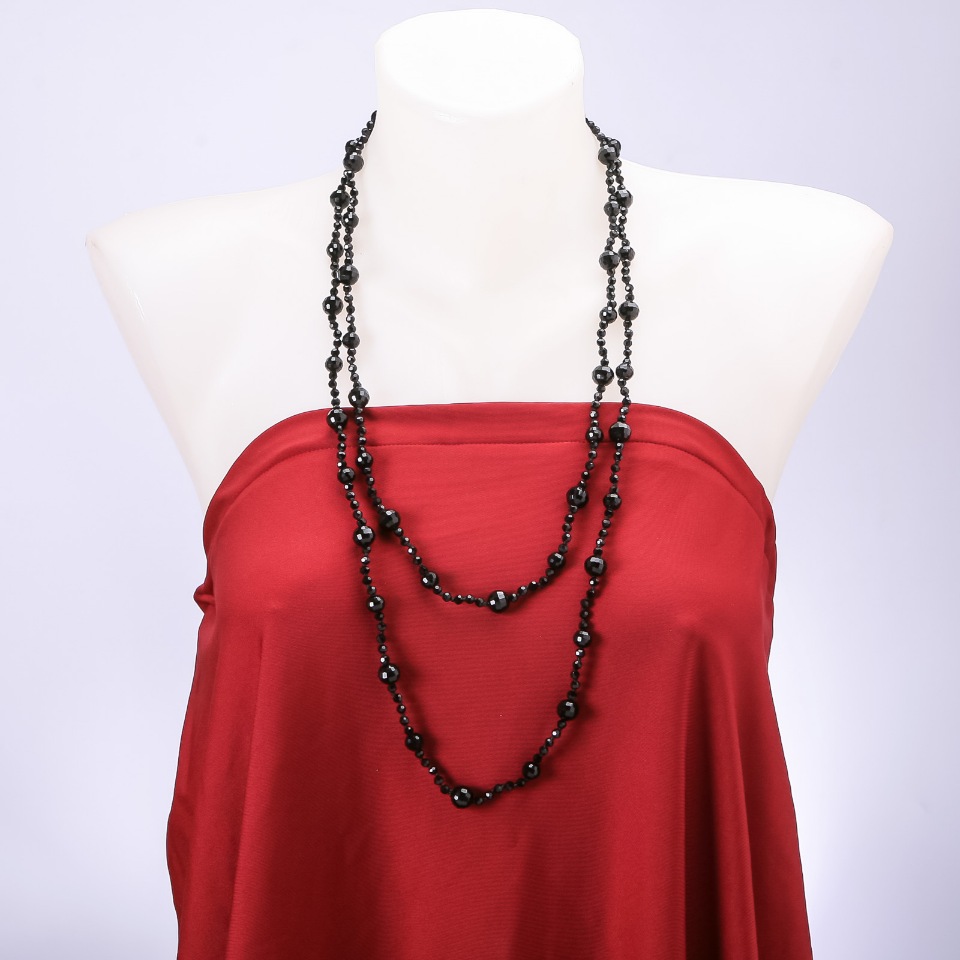 Długie naszyjnice z agatu 150 cm