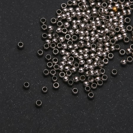 Krympy zaciskowe do koralików 2,5 mm, opakowanie 200 g