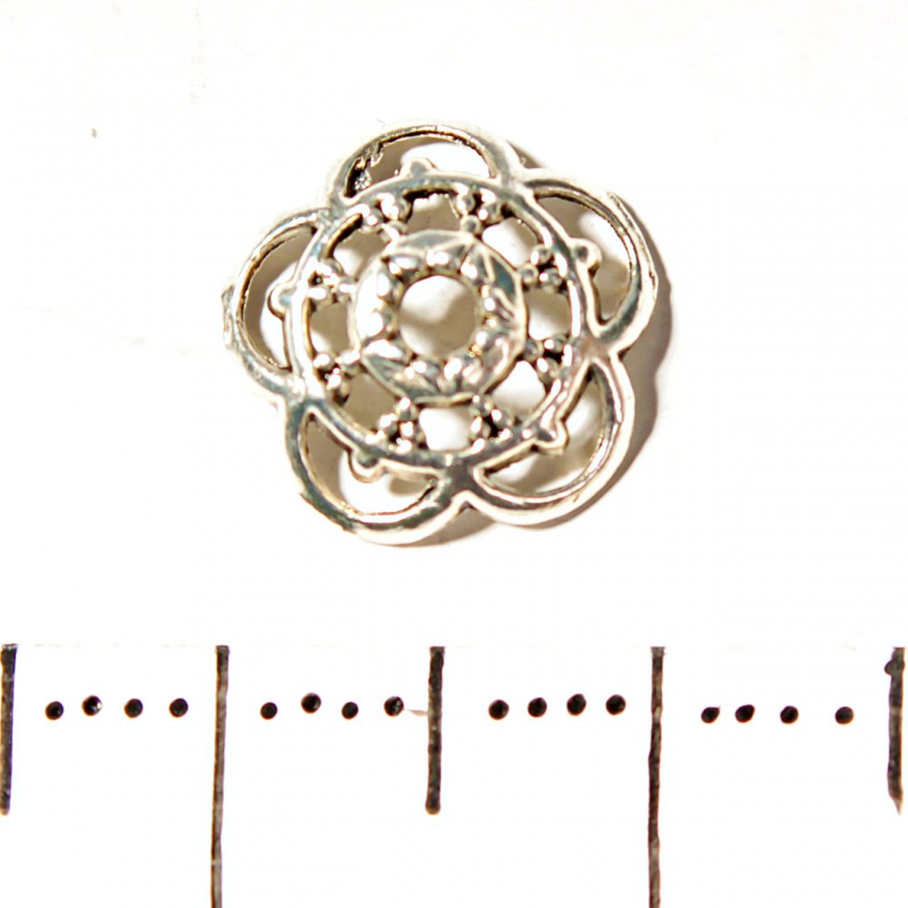 Furnitura «Kapeluszek Wstawka Dekor» średnica 10 mm opakowanie 20 g +/- 48 szt.