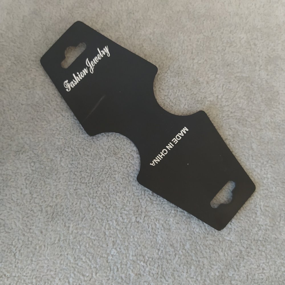 Planszetka do biżuterii czarna 5×12,5 cm