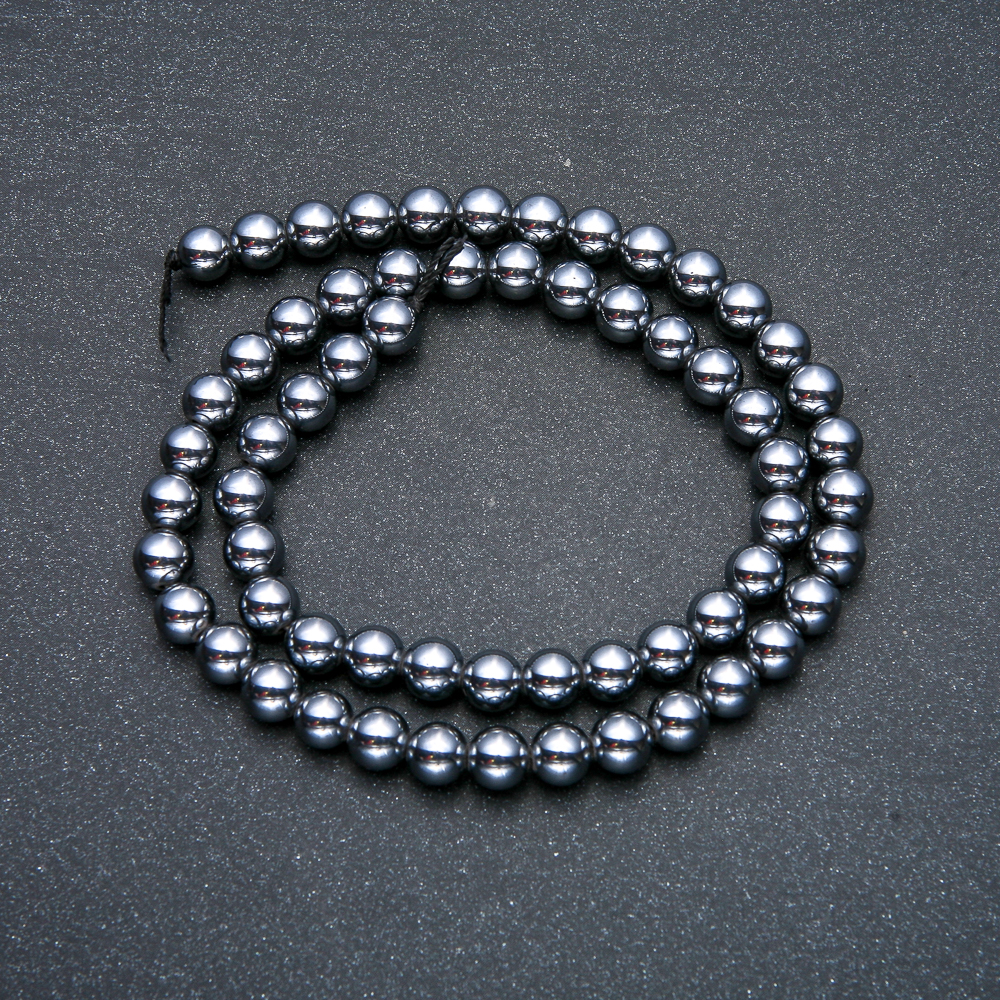 Koraliki Teraherc – gładka kulka, 8 mm na nitce