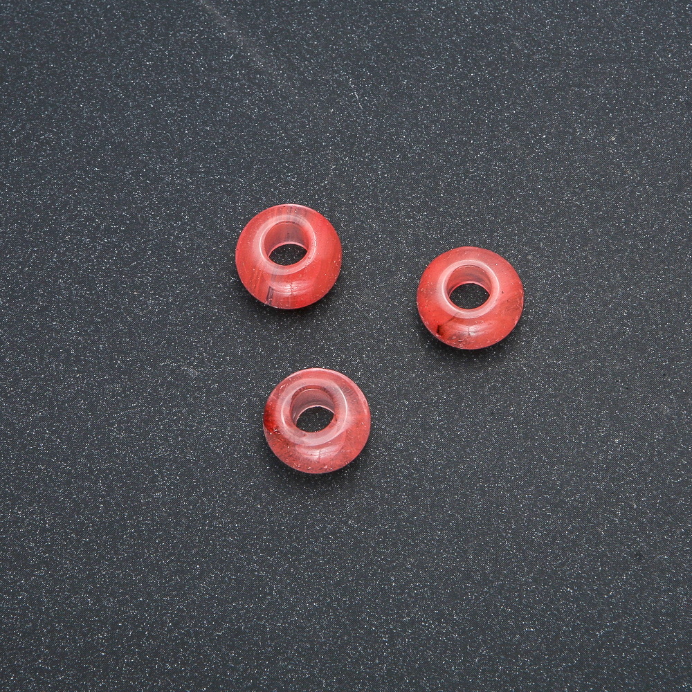 Koralik Pandora z naturalnym turmalinem 14×7 mm, otwór 5,5 mm +