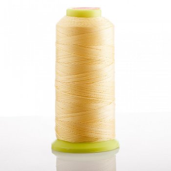 Szpula nitki kapronowej soczysty żółty, średnica 0,9 mm, do rękodzieła, 300 m