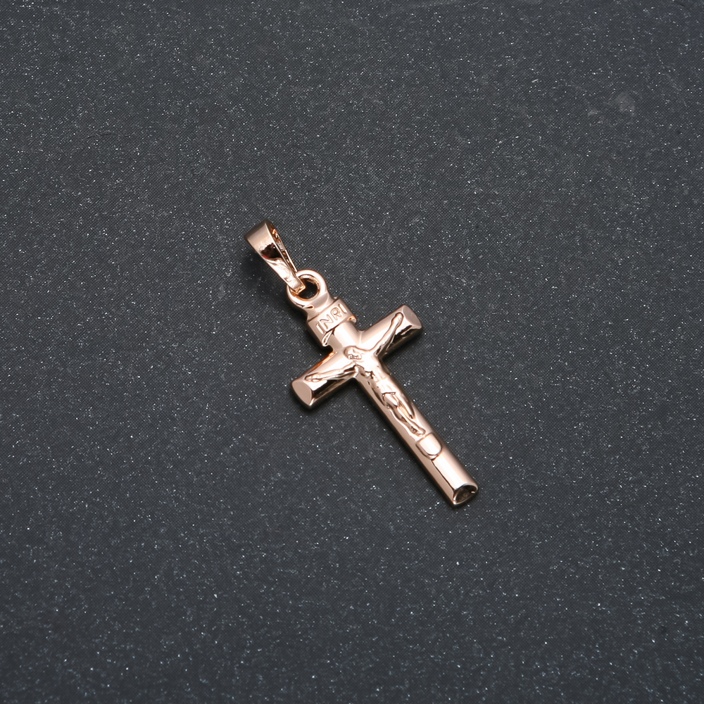 Wisiorek Xuping pozłacany 18K Krzyż, średnica 29×12 mm +