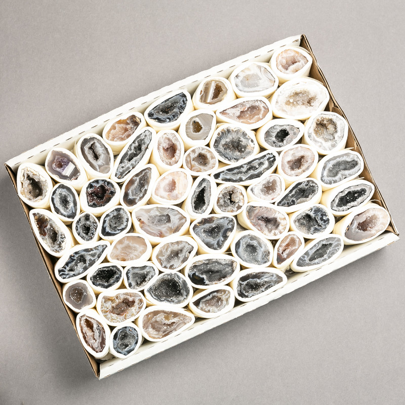 Geoda pamiątkowa z agatu – mała (za 1 szt.)