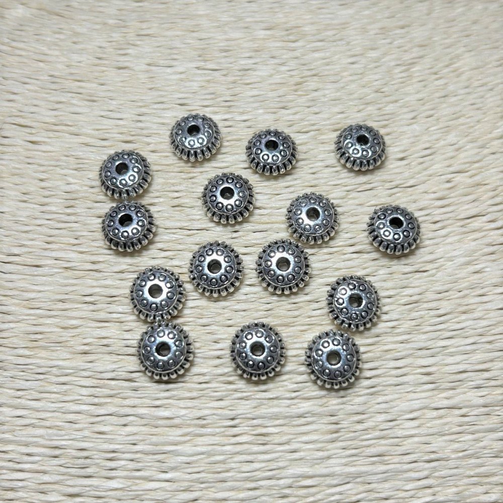 Koralik-wstawka wewnętrzna, średnica 2 mm ±, średnica 10×5 mm ±, opakowanie 20 g ±, 15 szt.