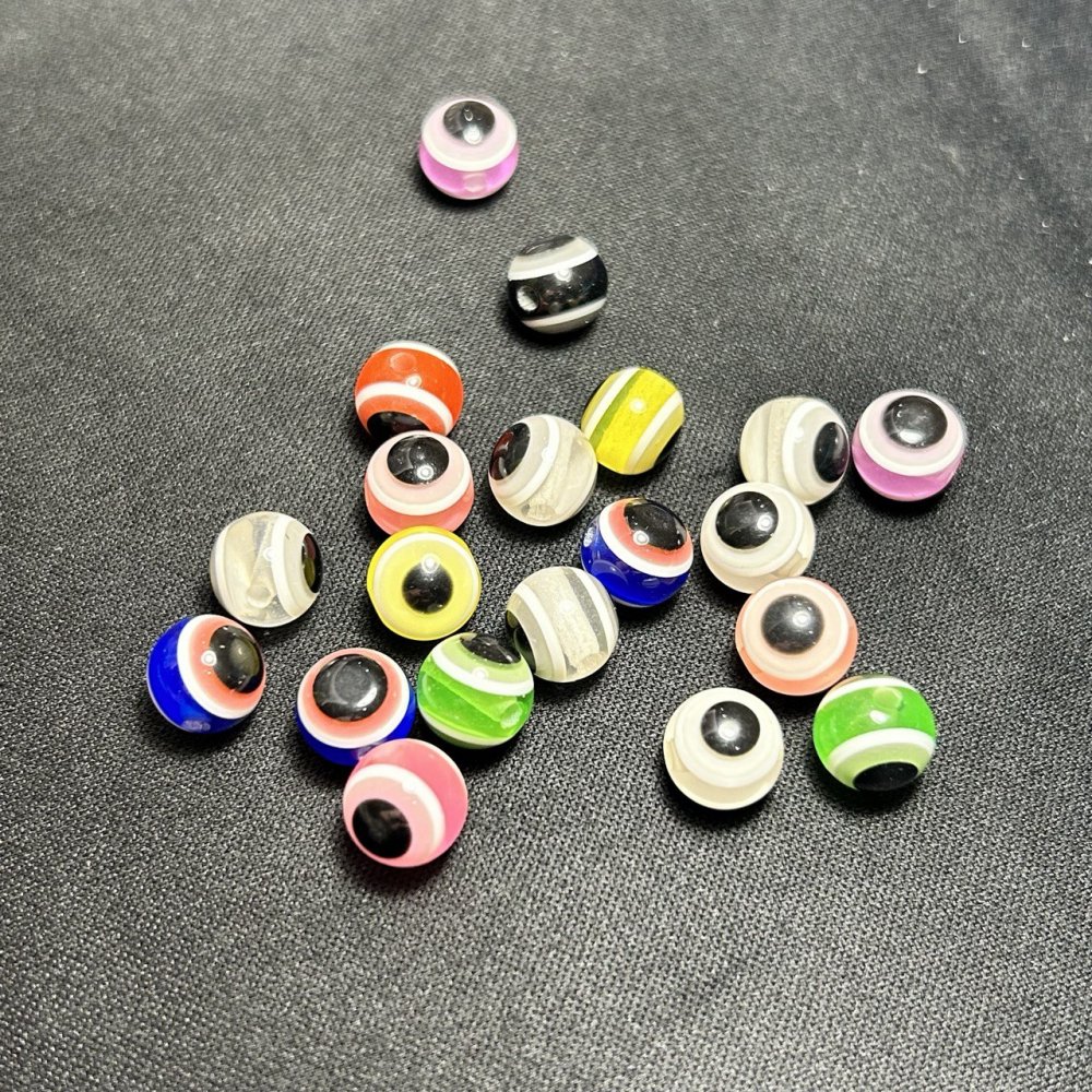 Koraliki mieszane, średnica 10 mm, op. 50 szt., 30 g