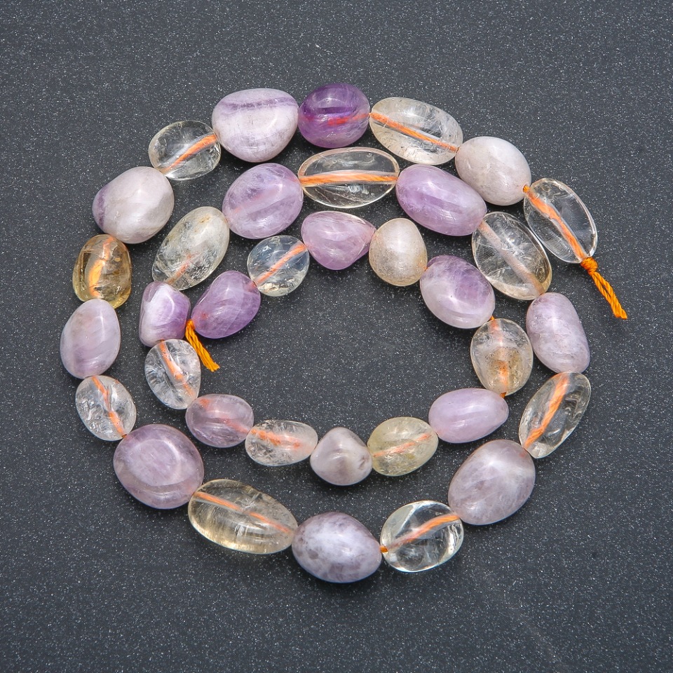 Koraliki fasetowane w asortymencie, średnica 10×6 mm, długość 40 cm +