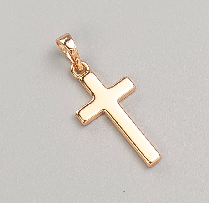 Wisiorek Xuping Krzyż pozłacany 18K, wymiary 24,5×12 mm+