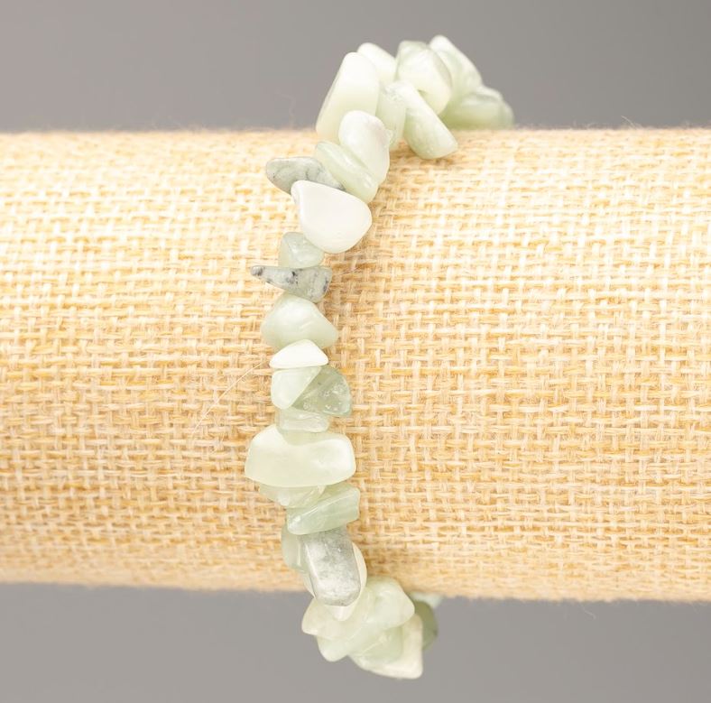 Bransoletka z drobinkami onyksu na gumce