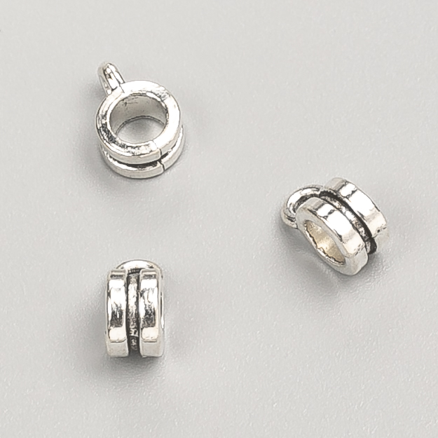 Uchwyt do zawieszki Bail, wymiary 6×4×9 mm, średnica otworu 3,7 mm, opakowanie 20 g ± 53 szt.