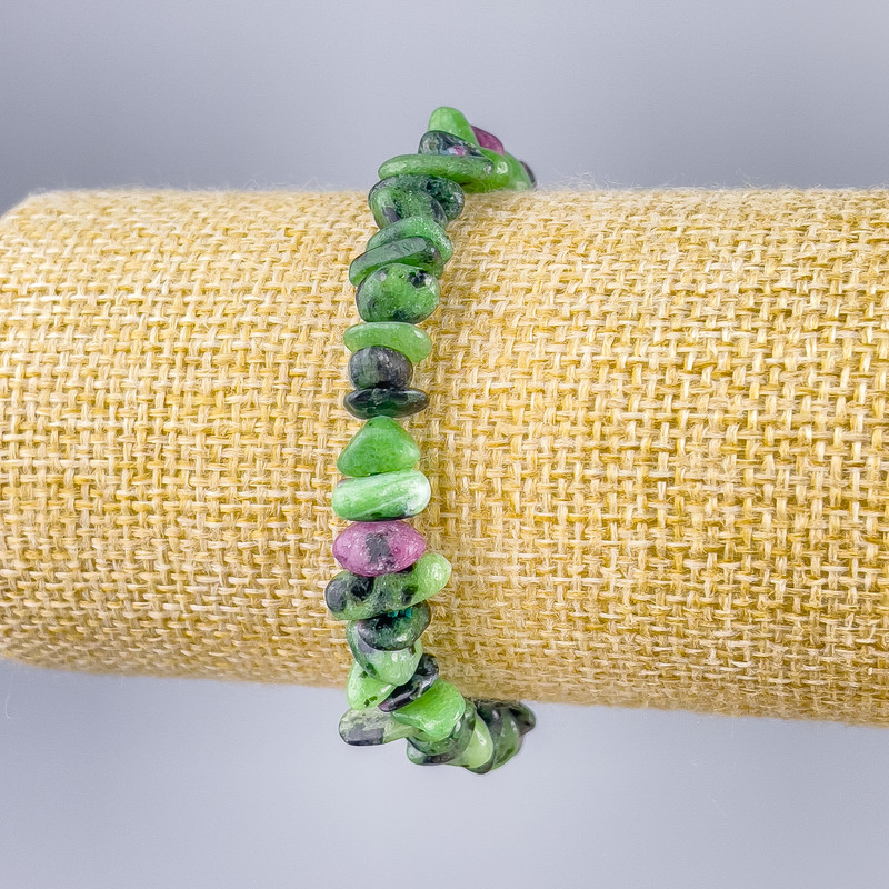 Bransoletka z zozytu naturalnego, drobinki, 8×4 mm, długość 18 cm (rozciągliwa)