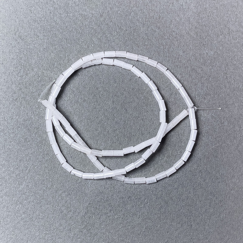 Koraliki z kryształu górskiego, fasetowane, naturalny kamień, średnica 2×4 mm, długość około 38 cm, na żyłce