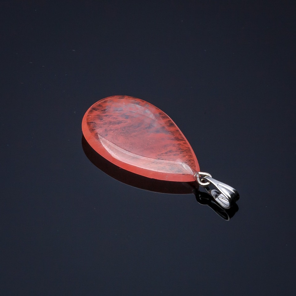 Wisiorek Kropla chalcedonu 2,5×1,7 cm (±)